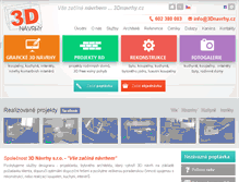Tablet Screenshot of 3dnavrhy.cz